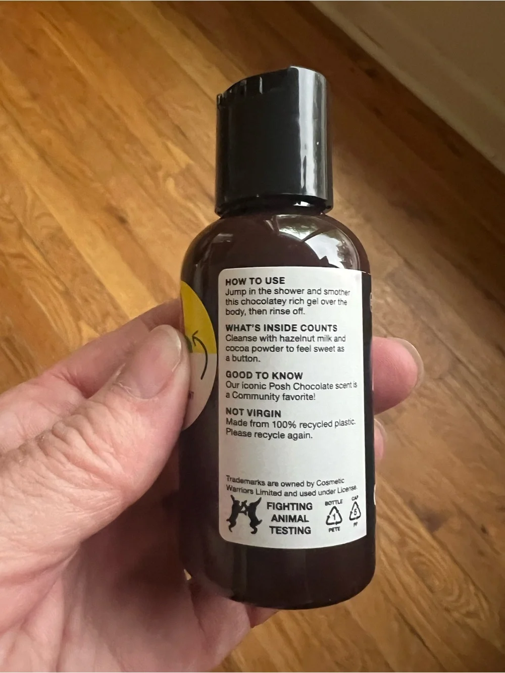 Lush Posh Chocolate Shower Gel Discontinued Brand New Sealed 1.8 Oz